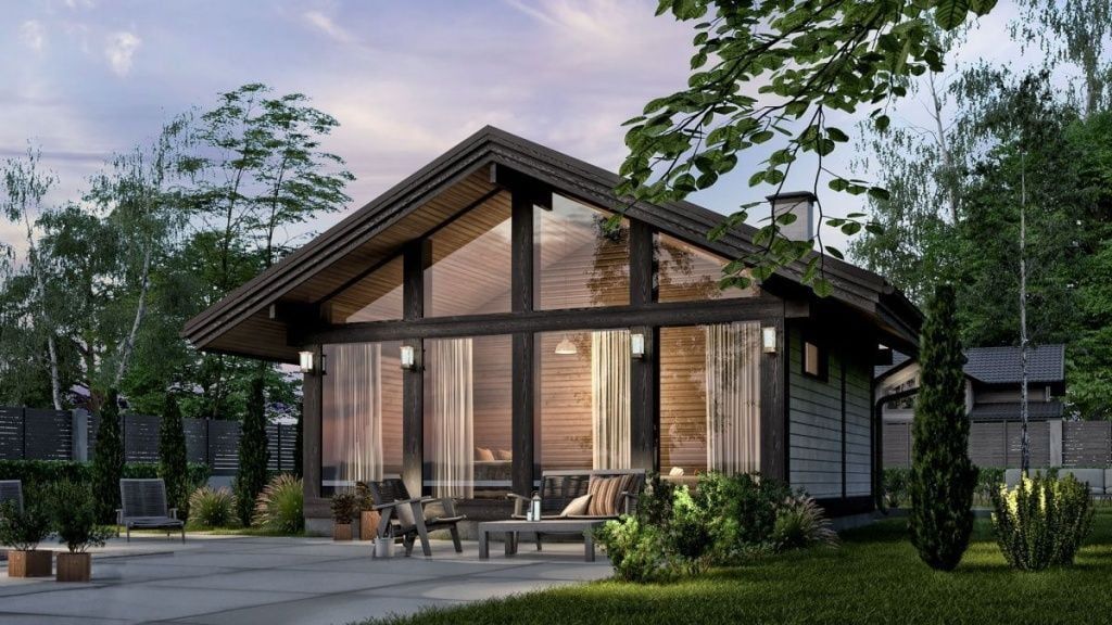 Фахверковая баня 6х6 Магдебург